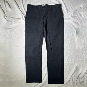 Reiss Black Cotton Pants